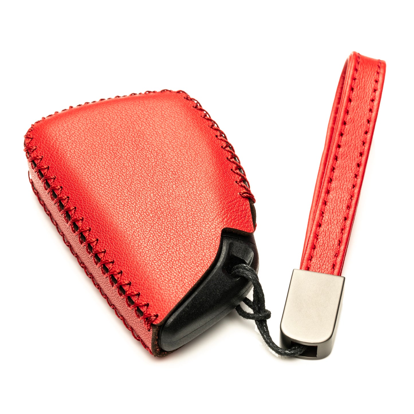 Vitodeco Leather Key Fob Cover Case Protector Compatible with Acura ZDX, Honda PROLOGUE, Buick ENVISION - 4 Buttons