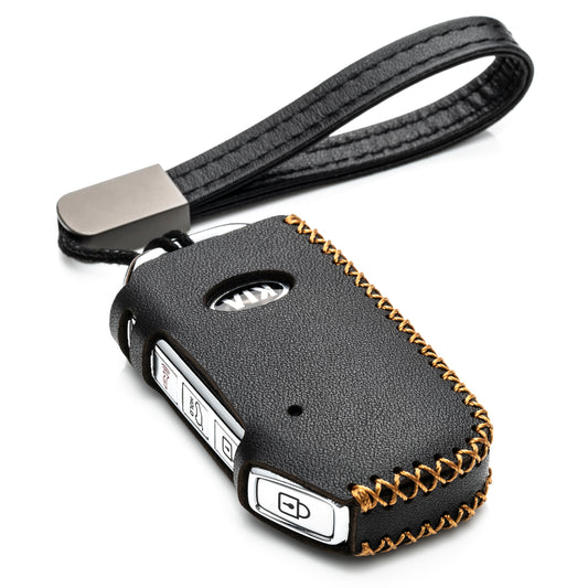 Vitodeco Leather Key Fob Case Compatible for 2019-2022 KIA, 4-Button