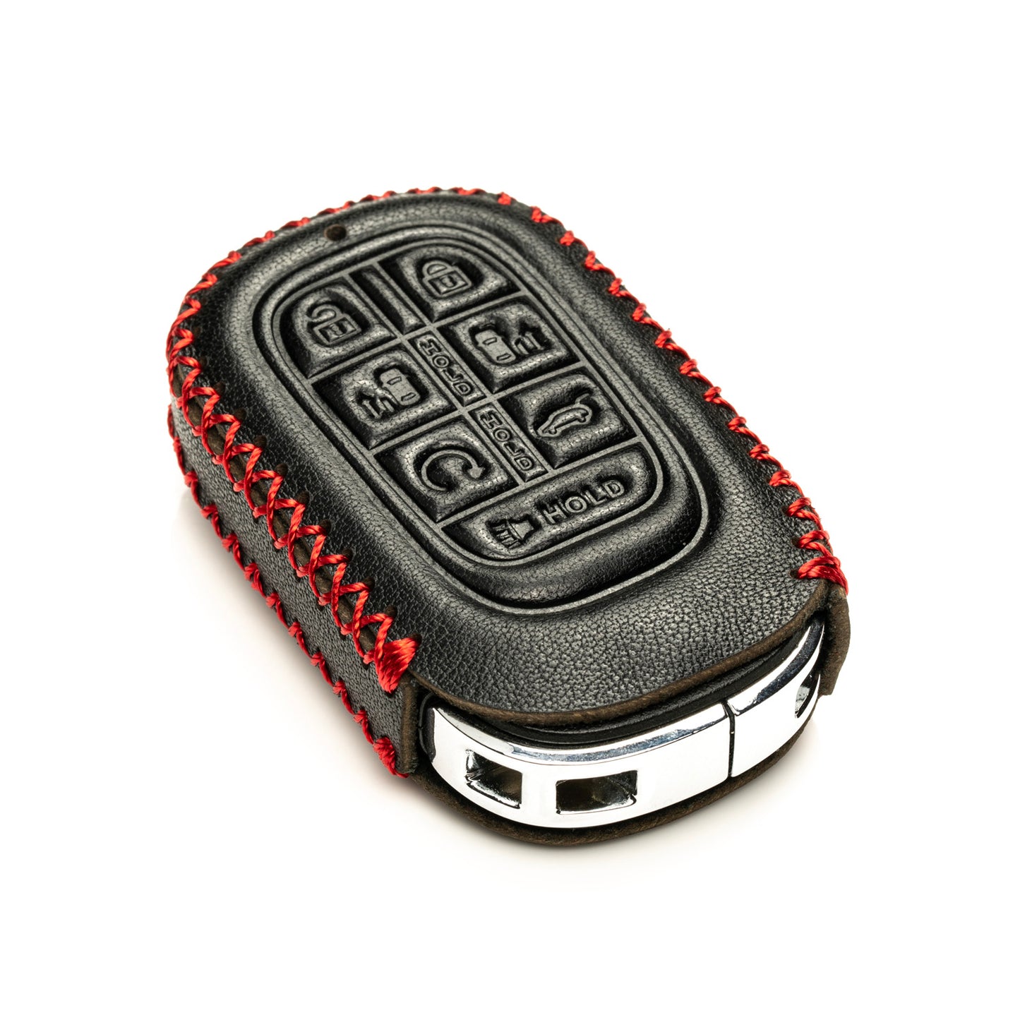 Vitodeco Leather Key Fob Cover Case Protector Compatible with Honda Odyssey (2025 - 2026 Models) - 7 Buttons