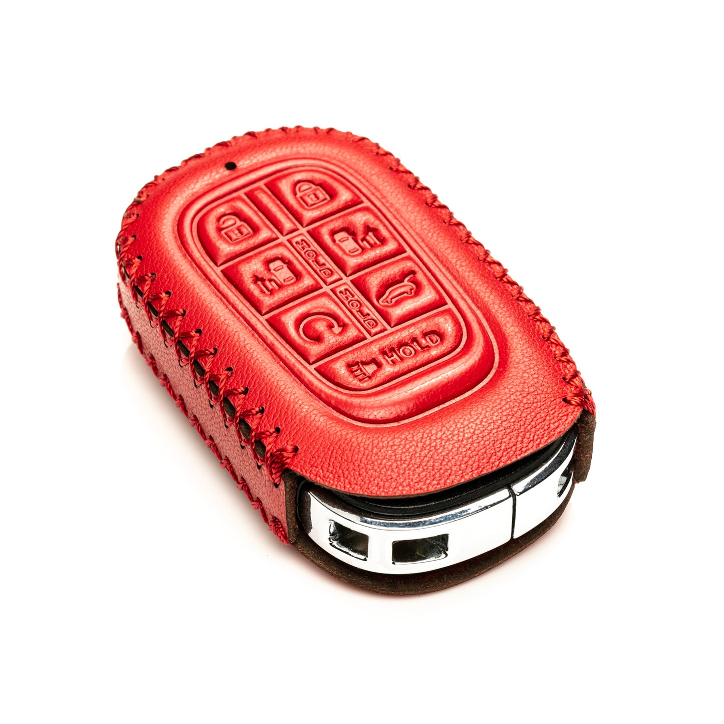 Vitodeco Leather Key Fob Cover Case Protector Compatible with Honda Odyssey (2025 - 2026 Models) - 7 Buttons