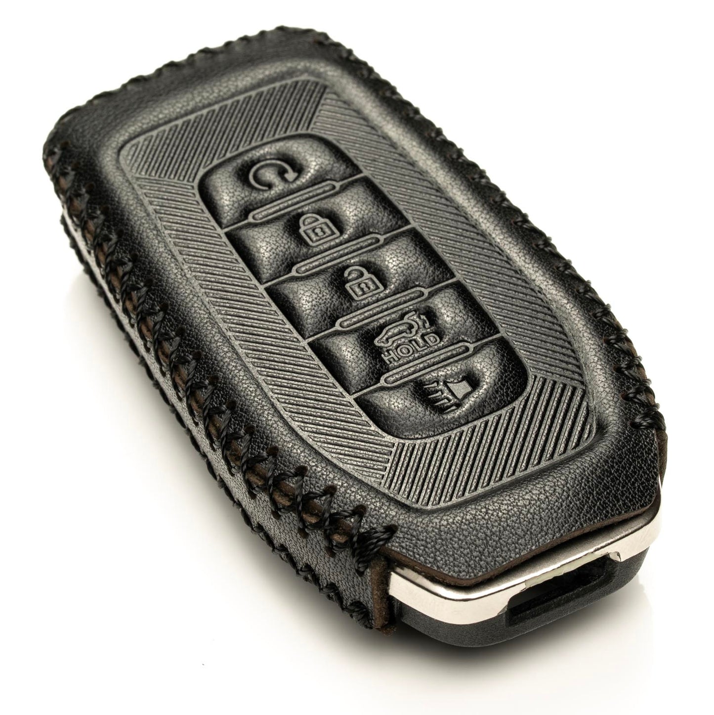 Vitodeco Leather Key Fob Cover Case Protector Compatible with Infiniti QX60, QX80, (2025-2026 Models) 5-Button