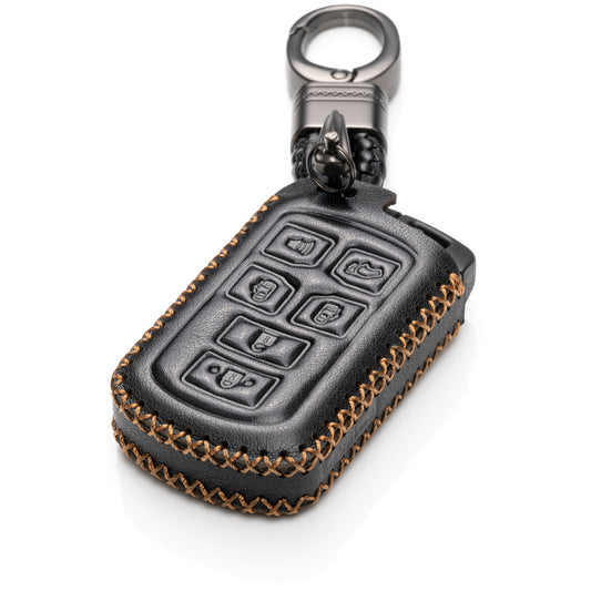 Vitodeco Leather Key Fob Case Compatible for Toyota Sienna 2011-2020, 6-Button