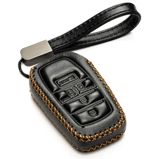 Vitodeco Leather Key Fob Case Compatible for Toyota Sienna 2021-2025, 5-Button