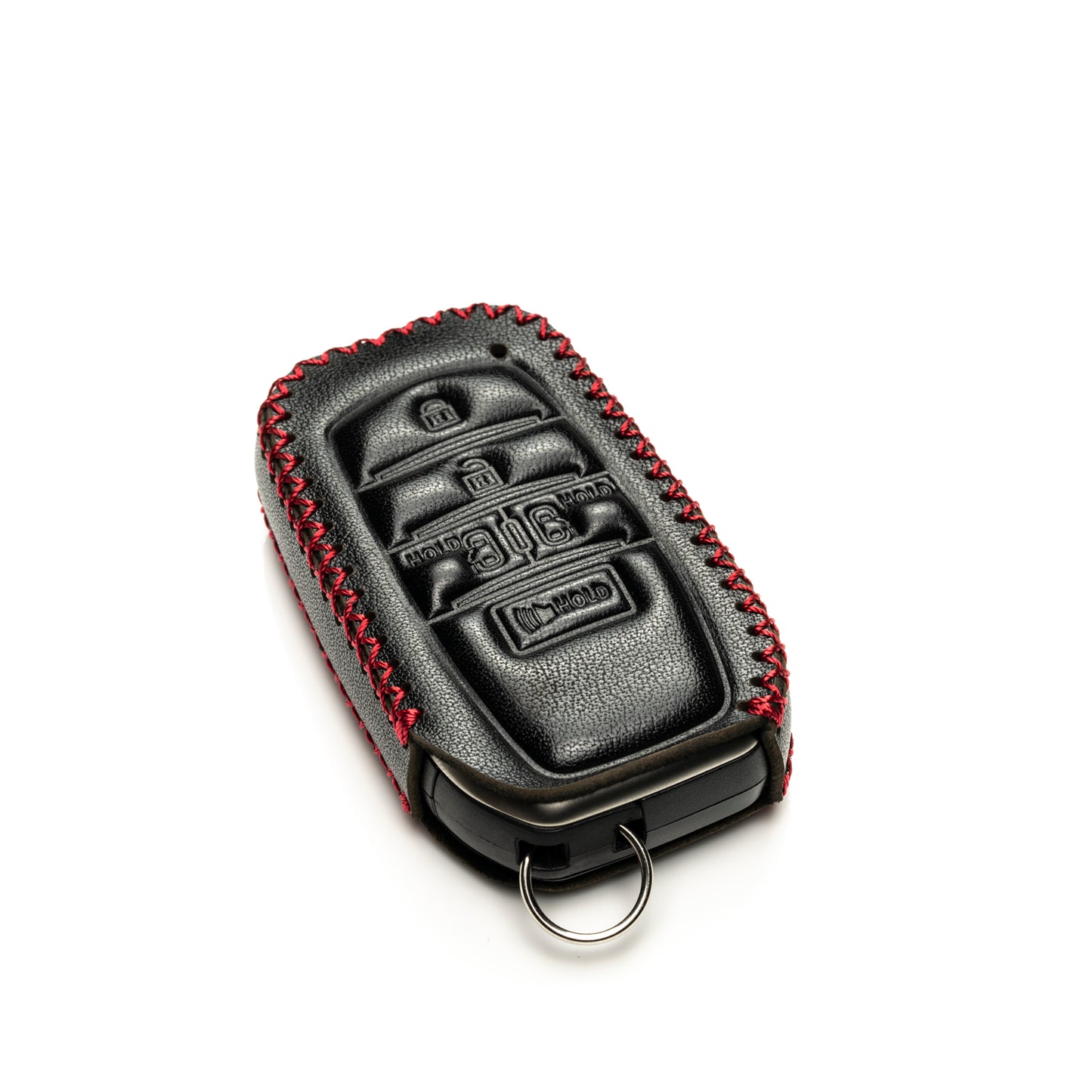 Vitodeco Leather Key Fob Case Compatible for Toyota Sienna 2021-2025, 5-Button