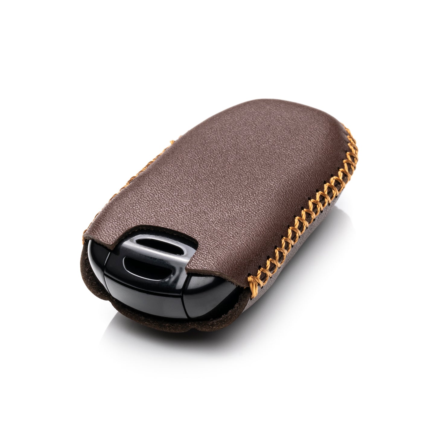 Vitodeco Leather Key Fob Case Compatible for Tesla Model S, Model 3