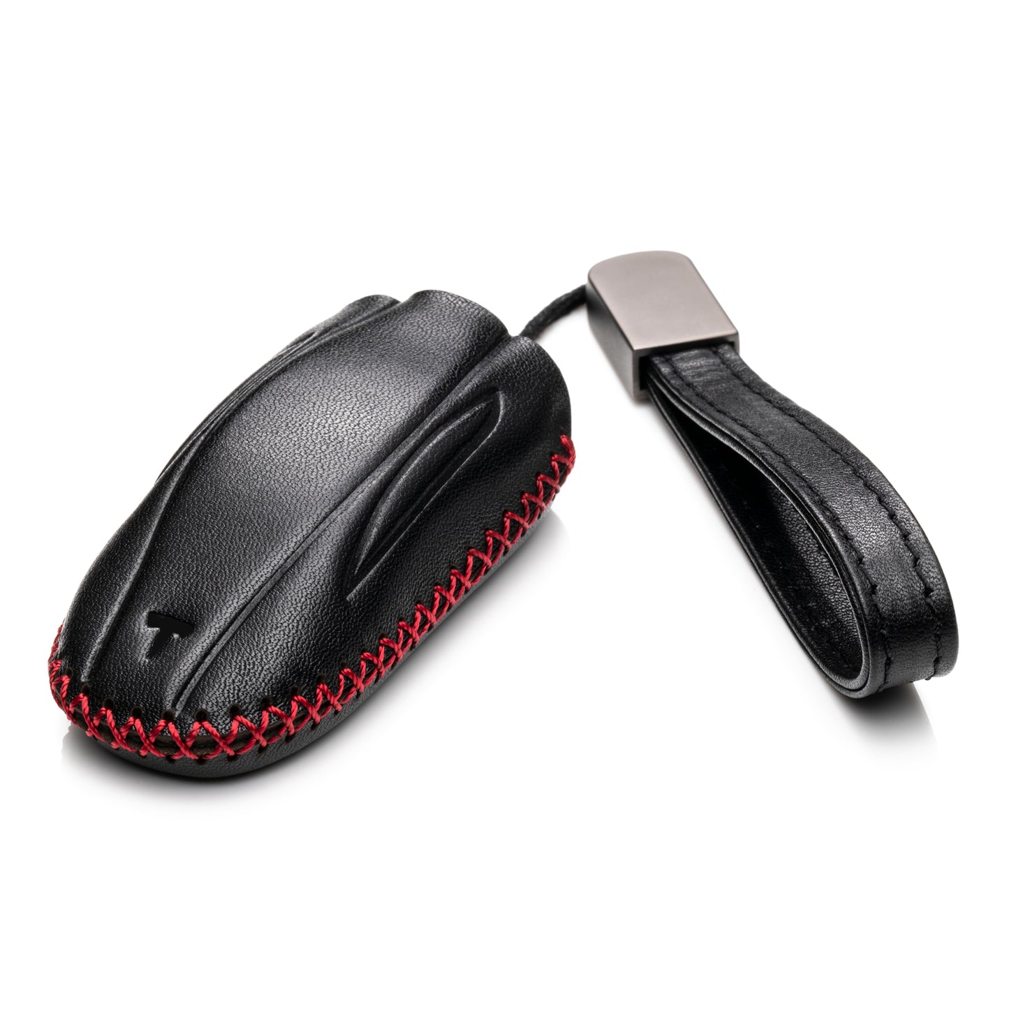 Vitodeco Genuine Leather Smart Key Fob Compatible for Tesla Model X