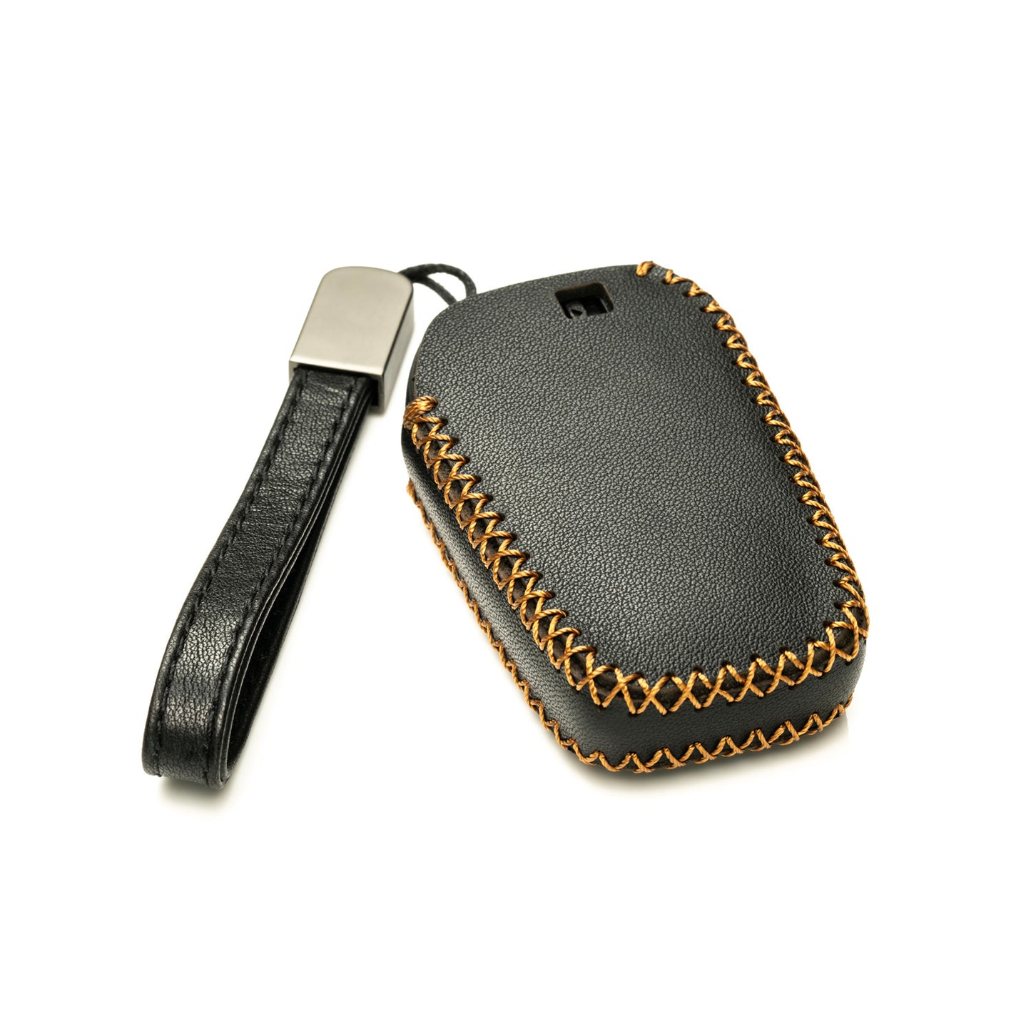 Vitodeco Leather Key Fob Case Compatible for Toyota Tacoma, Toyota Tundra 2022-2024, 4-Button