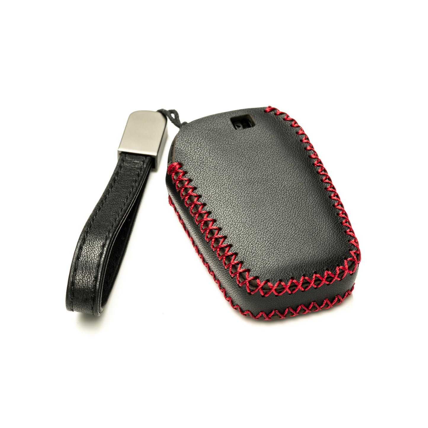 Vitodeco Leather Key Fob Case Compatible for Toyota Tacoma, Toyota Tundra 2022-2024, 4-Button