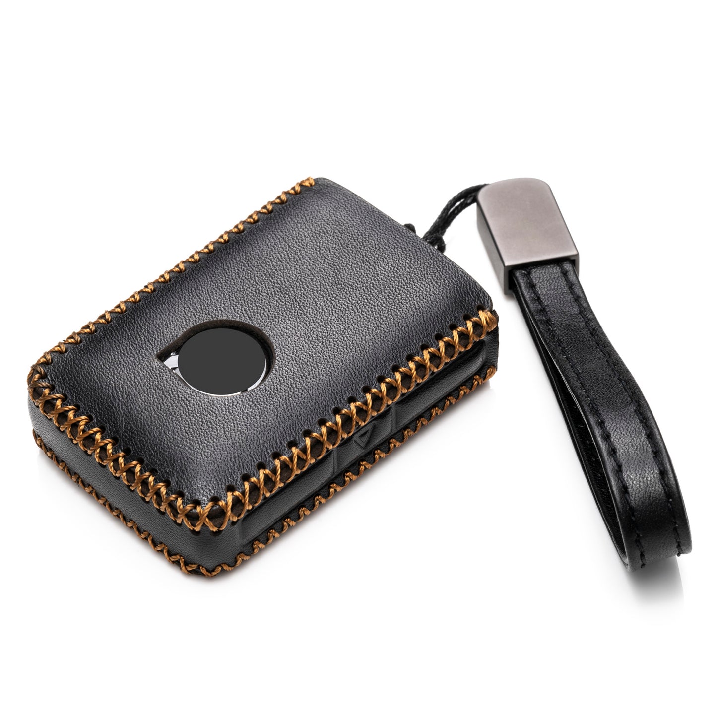 Vitodeco Leather Key Vitodeco Genuine Leather Smart Key Fob Case Compatible with Volvo XC40, XC60, XC90, S90, S60, V60, V90, EX30, EX40, EX90 2019-2026, 4-Button