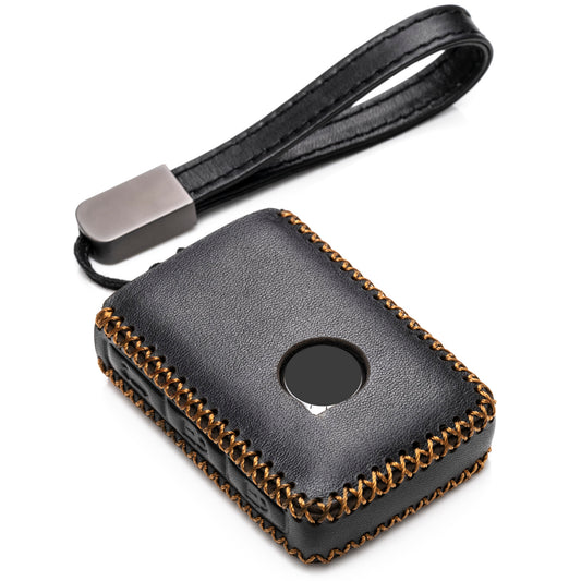 Vitodeco Leather Key Vitodeco Genuine Leather Smart Key Fob Case Compatible with Volvo XC40, XC60, XC90, S90, S60, V60, V90, EX30, EX40, EX90 2019-2026, 4-Button