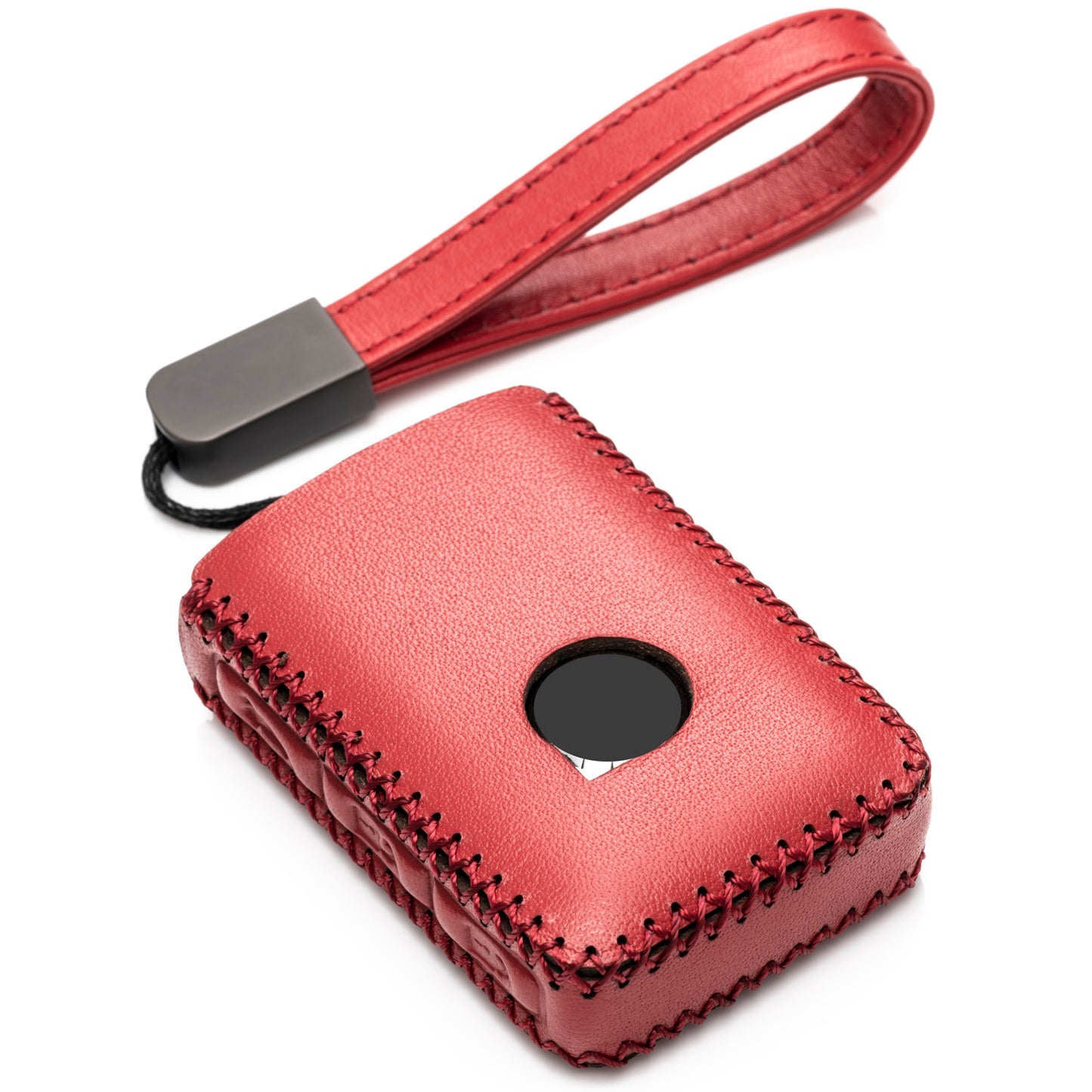 Vitodeco Leather Key Vitodeco Genuine Leather Smart Key Fob Case Compatible with Volvo XC40, XC60, XC90, S90, S60, V60, V90, EX30, EX40, EX90 2019-2026, 4-Button