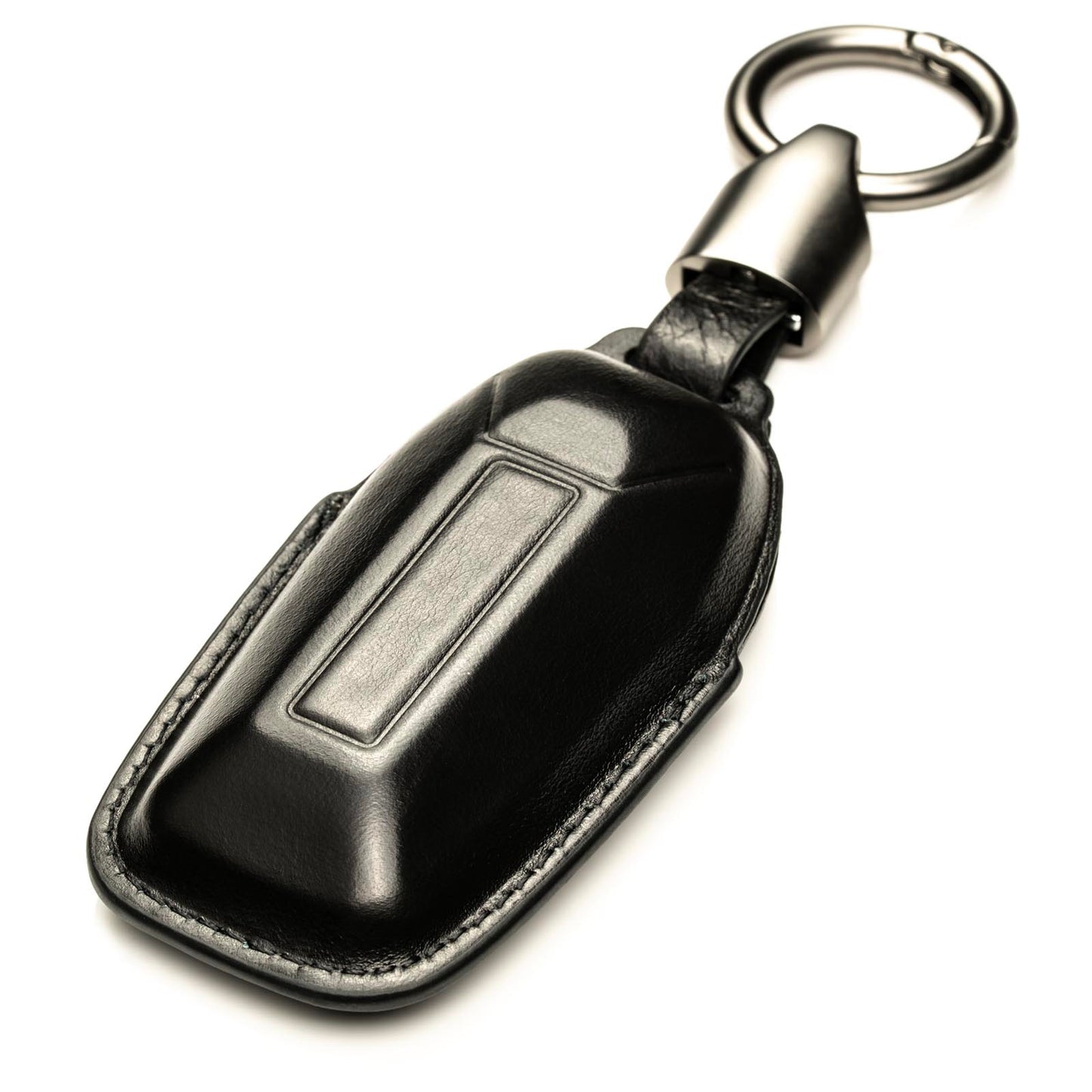 Vitodeco Superior 3D Luxury Leather Key Fob Cover Case Protector Compatible with Infiniti QX80, QX60 (2025-2026 Models)