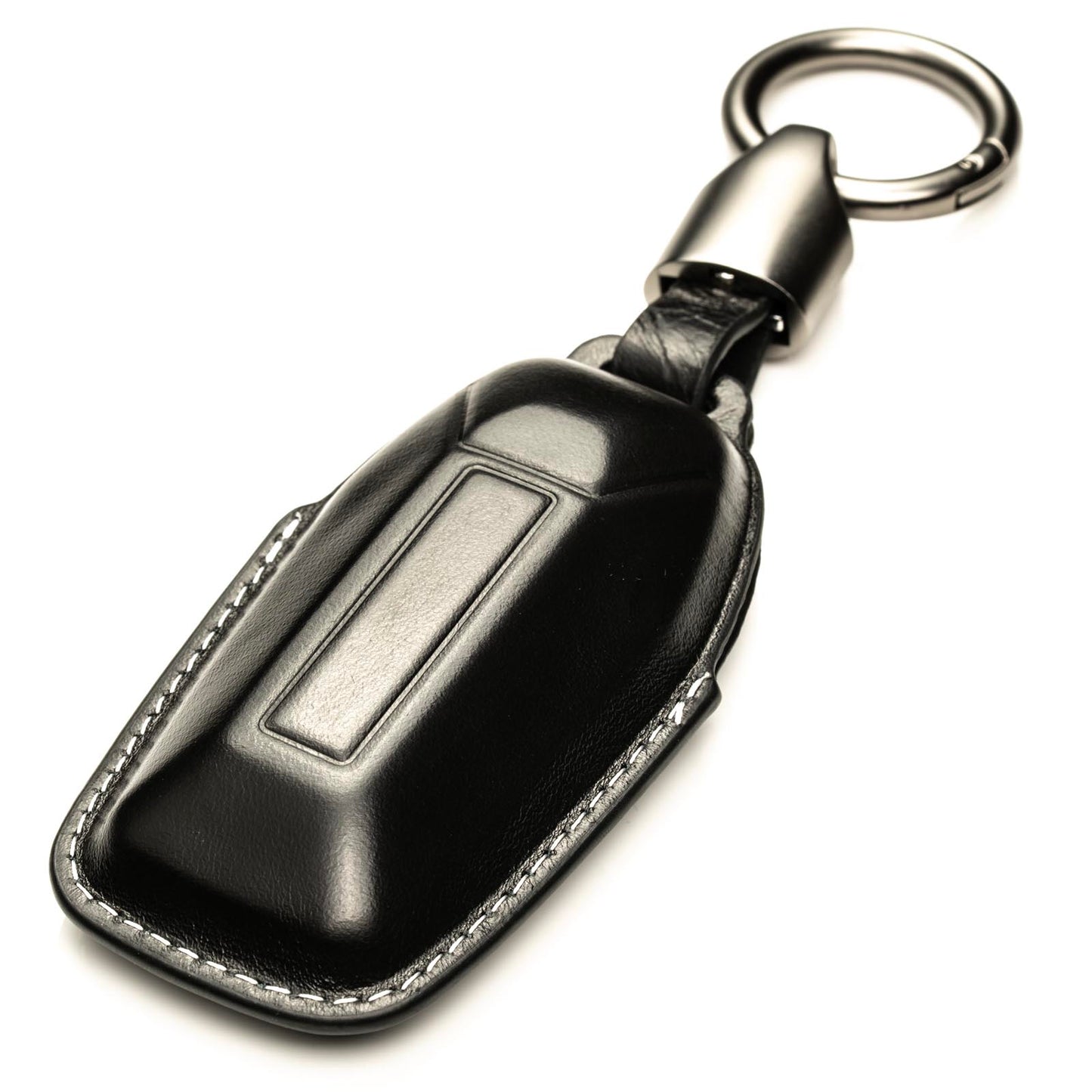 Vitodeco Superior 3D Luxury Leather Key Fob Cover Case Protector Compatible with Infiniti QX80, QX60 (2025-2026 Models)