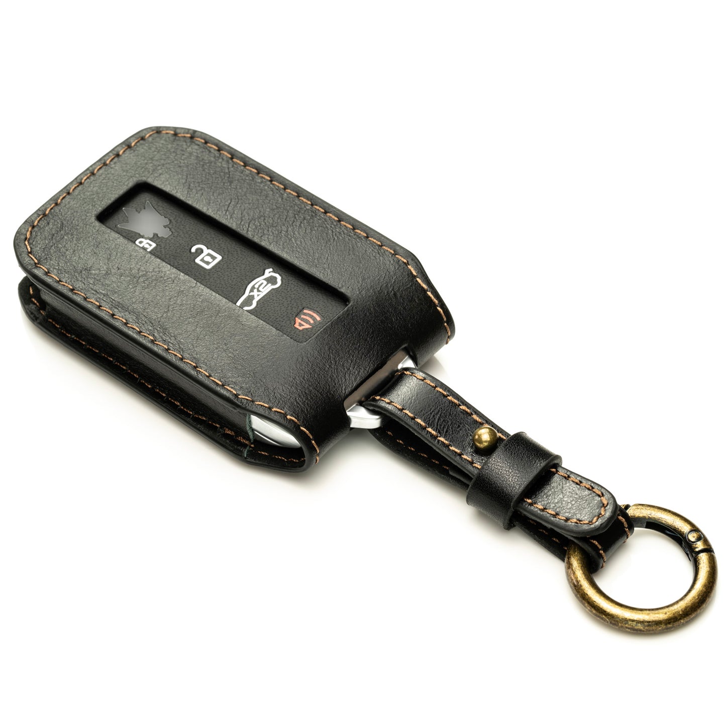 Vitodeco Luxury Premium Genuine Leather Smart Key Fob Case Compatible with Maserati Grecale, Maserati Ghibli 2023-2025