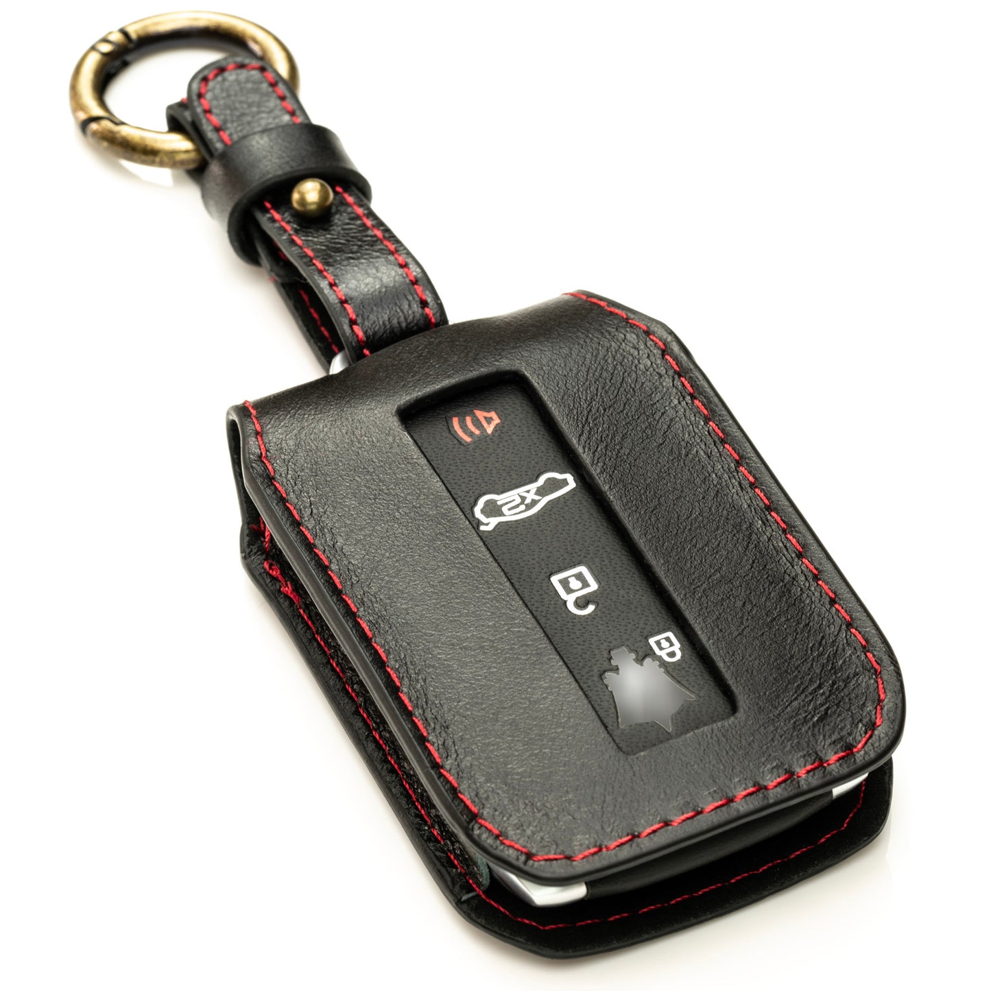 Vitodeco Luxury Premium Genuine Leather Smart Key Fob Case Compatible with Maserati Grecale, Maserati Ghibli 2023-2025