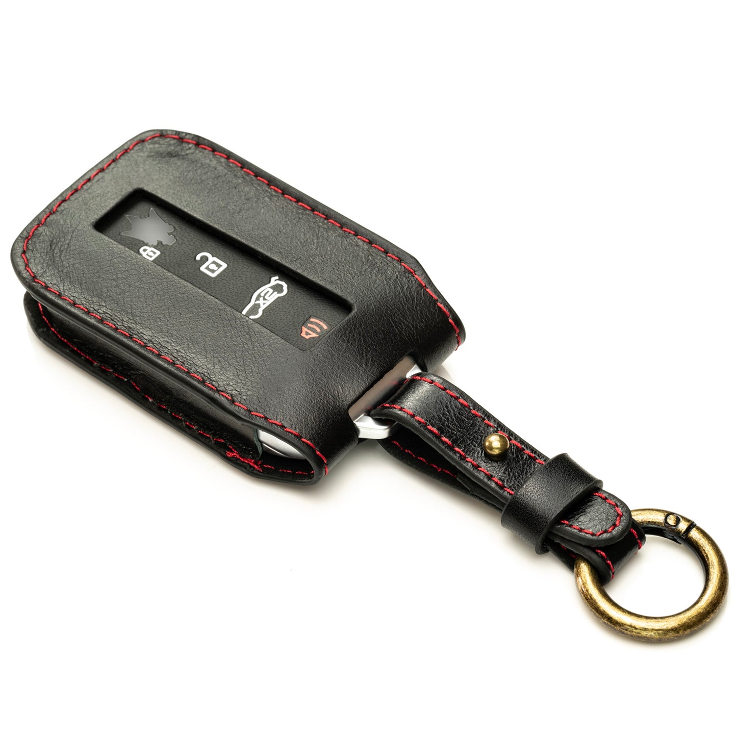 Vitodeco Luxury Premium Genuine Leather Smart Key Fob Case Compatible with Maserati Grecale, Maserati Ghibli 2023-2025