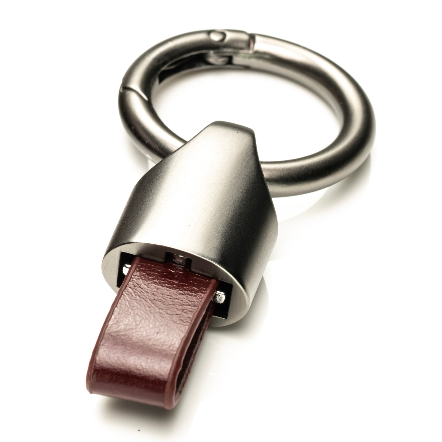 Vitodeco Superior 3D Leather Key Strap with a ring clip